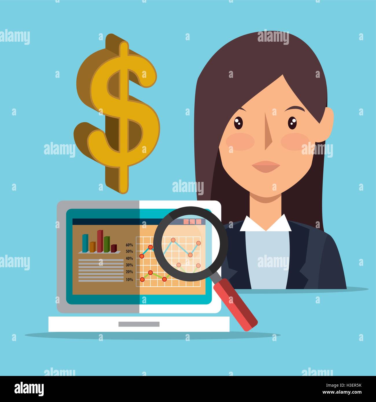 avatar business woman Stock Vector Image & Art - Alamy