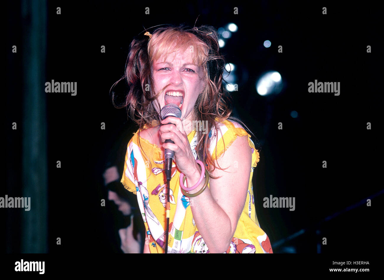 Cyndi Lauper pictured performing in October 1980. © Gary Gershoff / MediaPunch Stock Photo