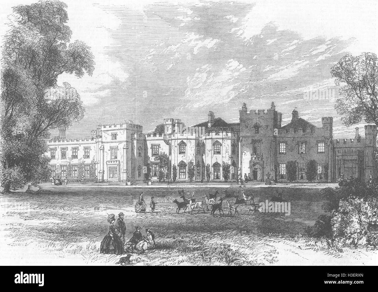 Panshanger house hires stock photography and images Alamy