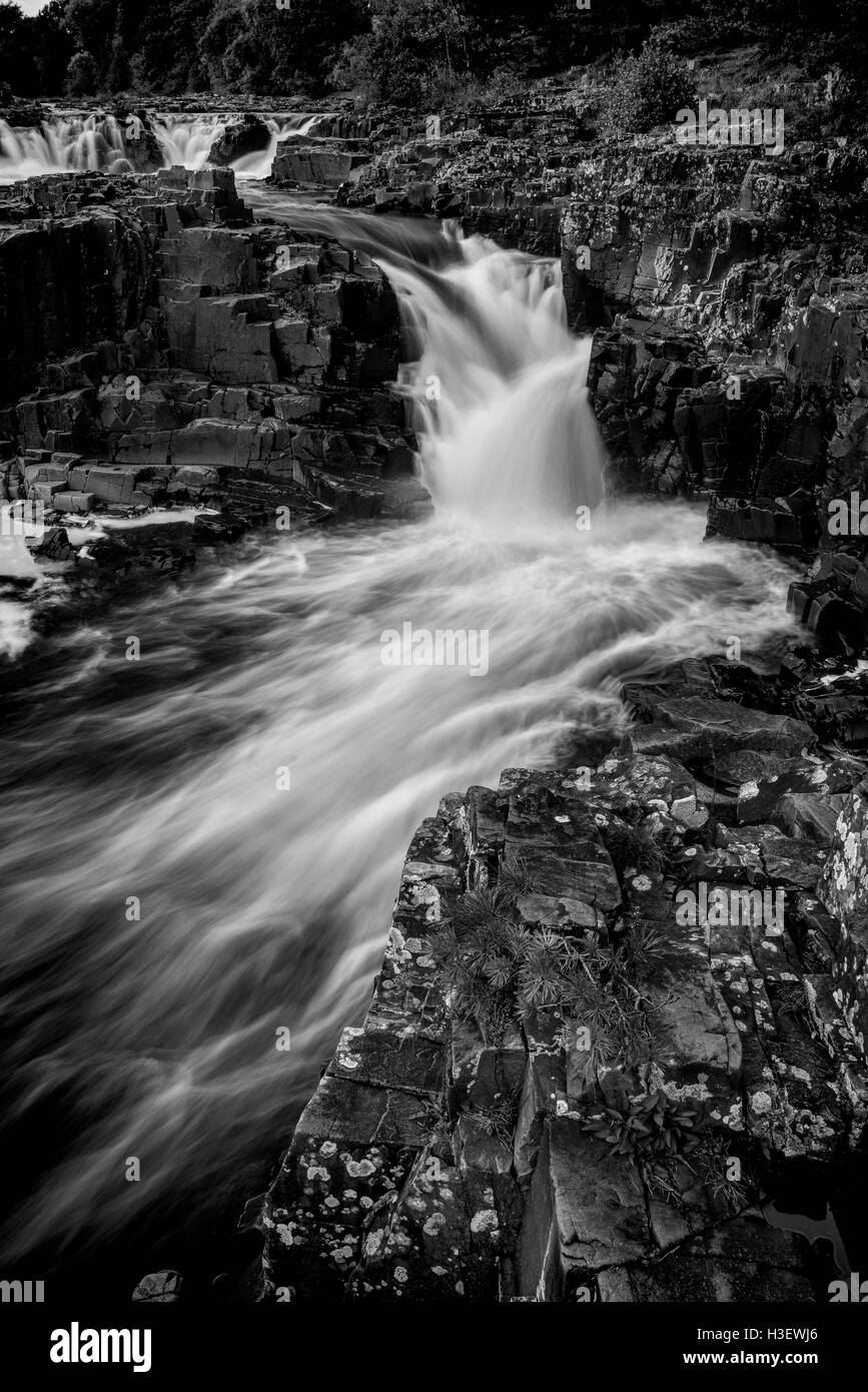 Low Force Waterfall Yorkshire Dales UK Landscape Stock Photo
