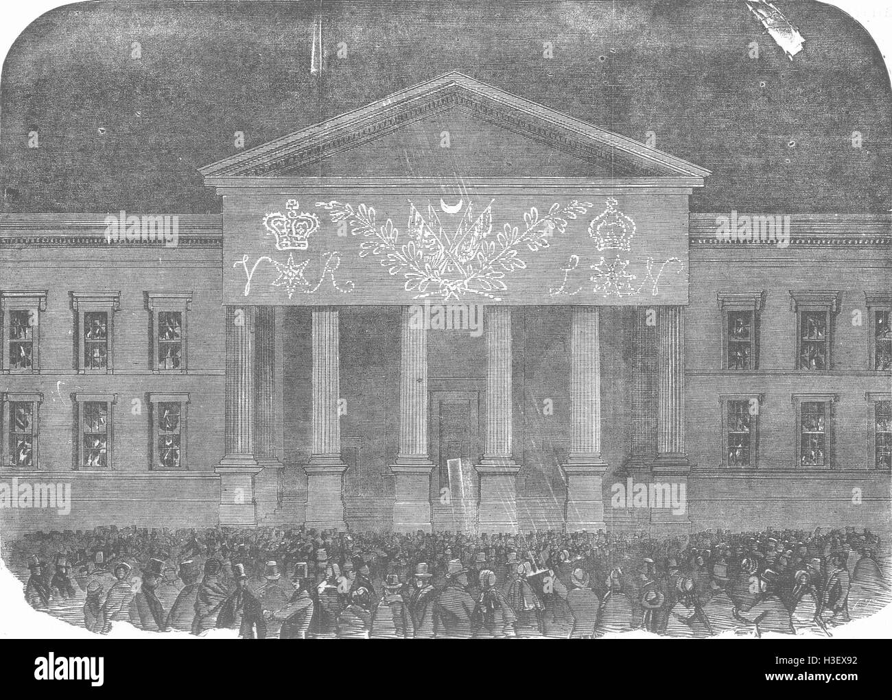 SECULAR BUILDINGS Peace lightsgeneral postoffice 1856. Illustrated