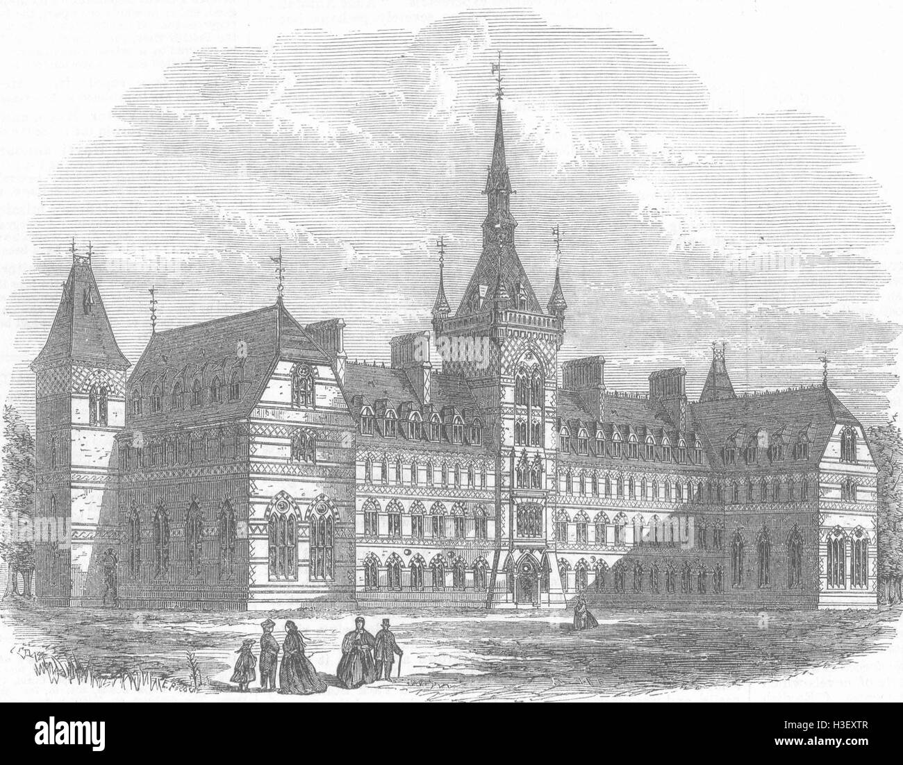 HOUNSLOW Brunel University Osterley Campus 1867. Illustrated London News Stock Photo