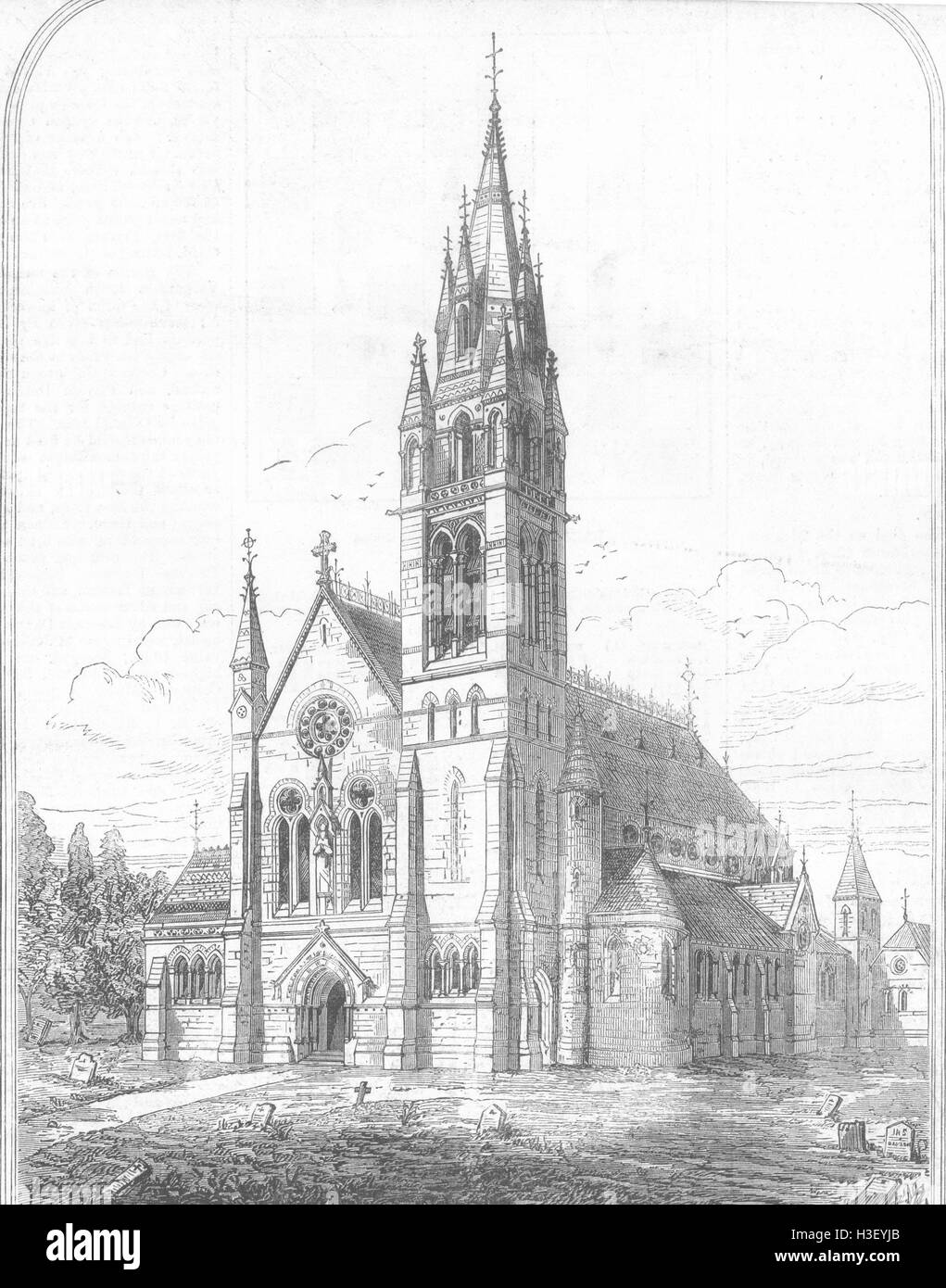 Dromore cathedral Black and White Stock Photos & Images Alamy