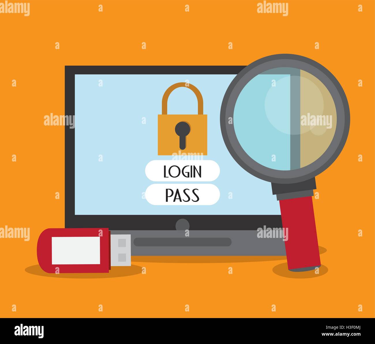 Security data and cyber system design Stock Vector Image & Art - Alamy