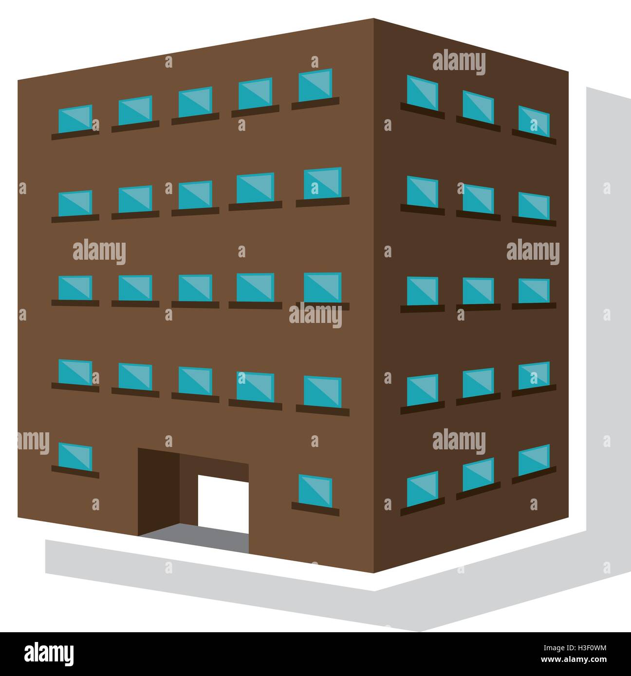 Isolated building with windows design Stock Vector Image & Art - Alamy