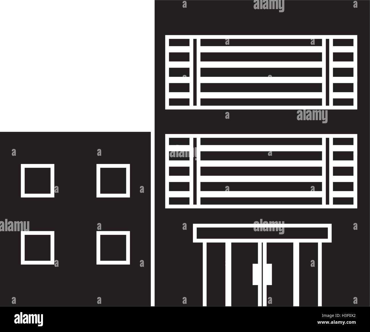 Isolated building with windows design Stock Vector Image & Art - Alamy