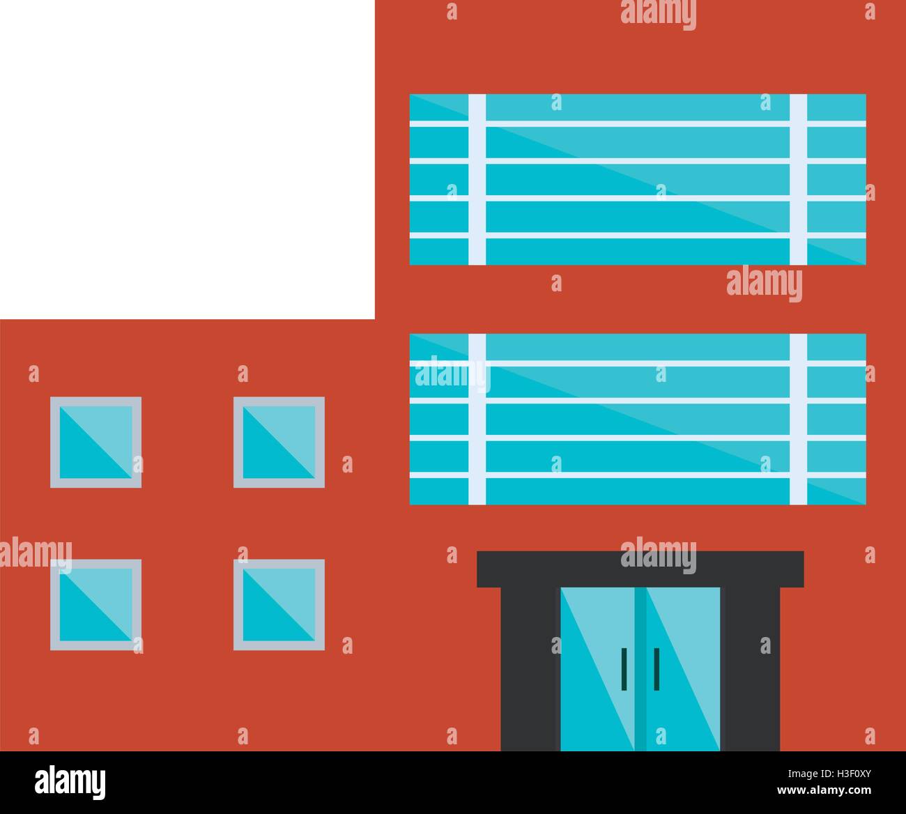 Isolated building with windows design Stock Vector Image & Art - Alamy