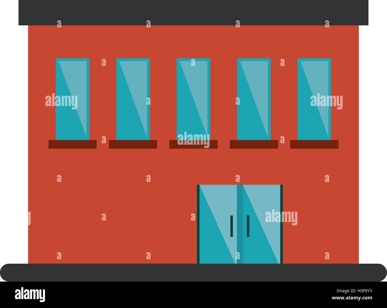 Isolated building with windows design Stock Vector Image & Art - Alamy