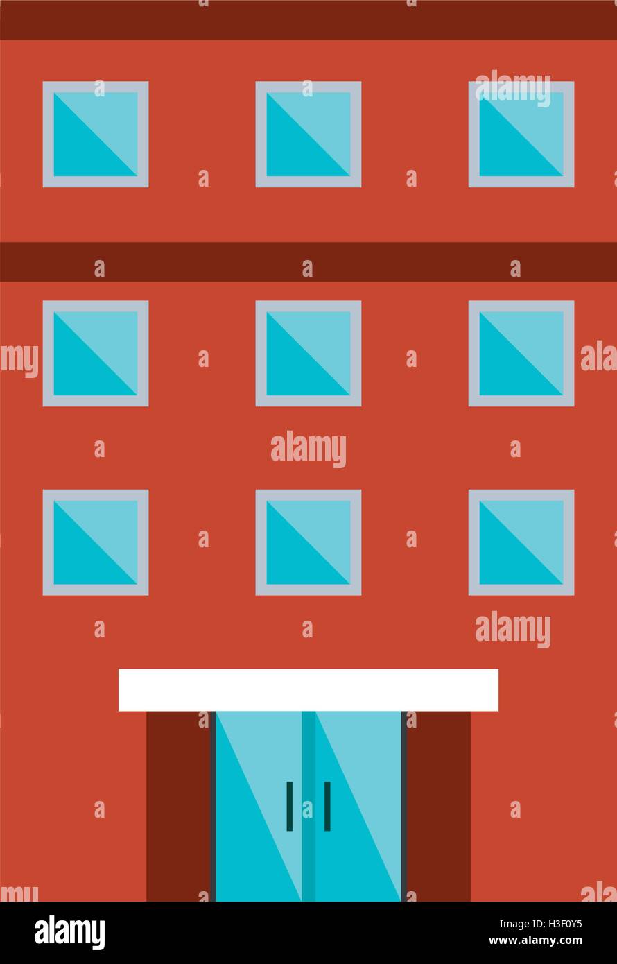 Isolated building with windows design Stock Vector Image & Art - Alamy