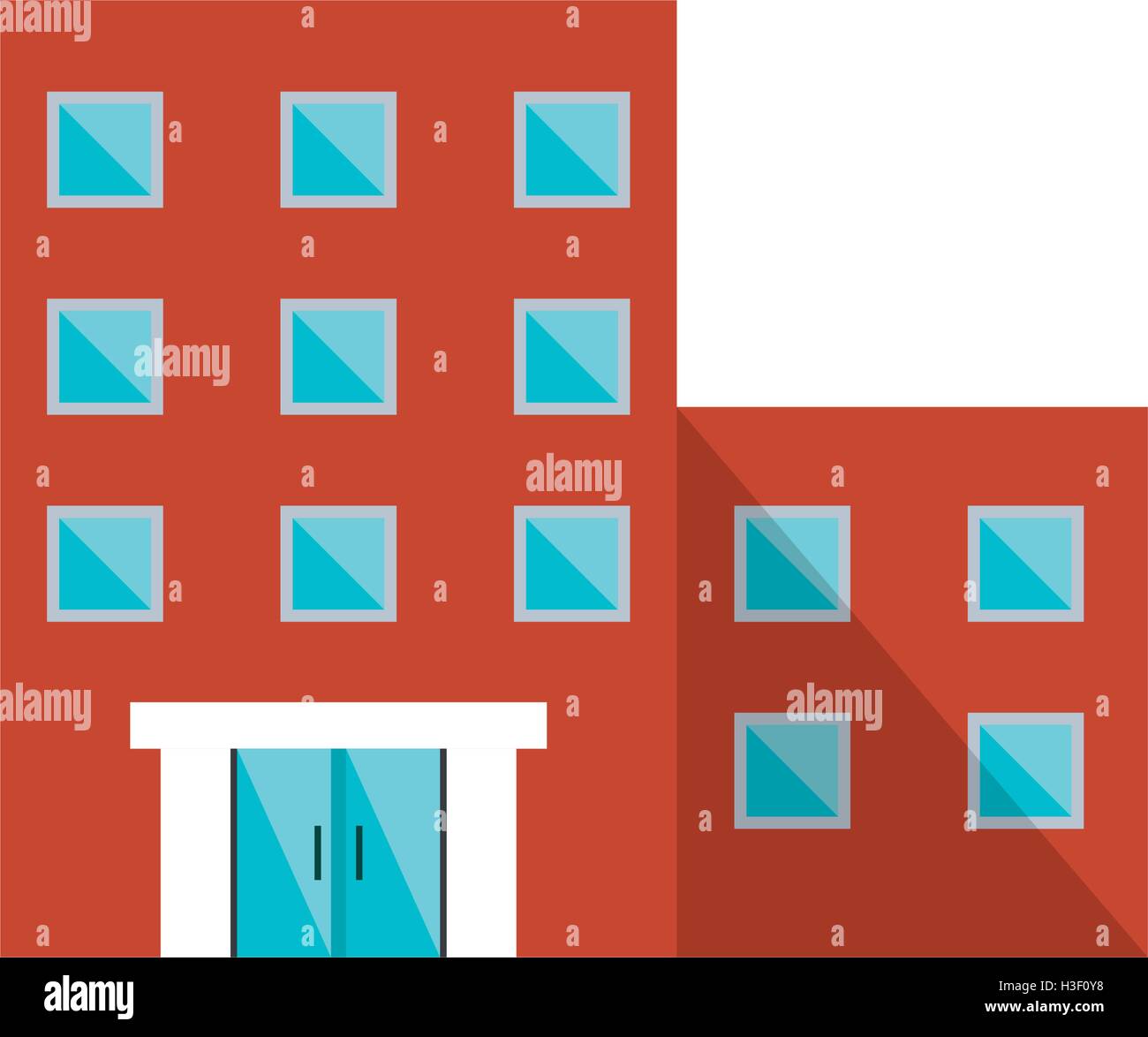 Isolated building with windows design Stock Vector Image & Art - Alamy