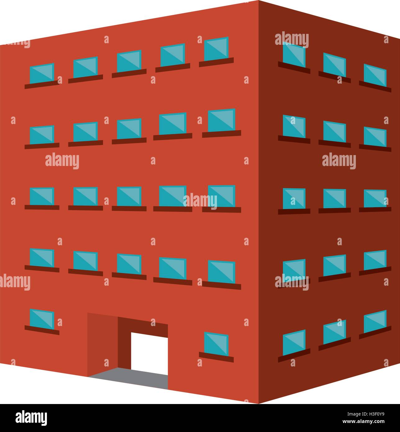 Isolated building with windows design Stock Vector Image & Art - Alamy