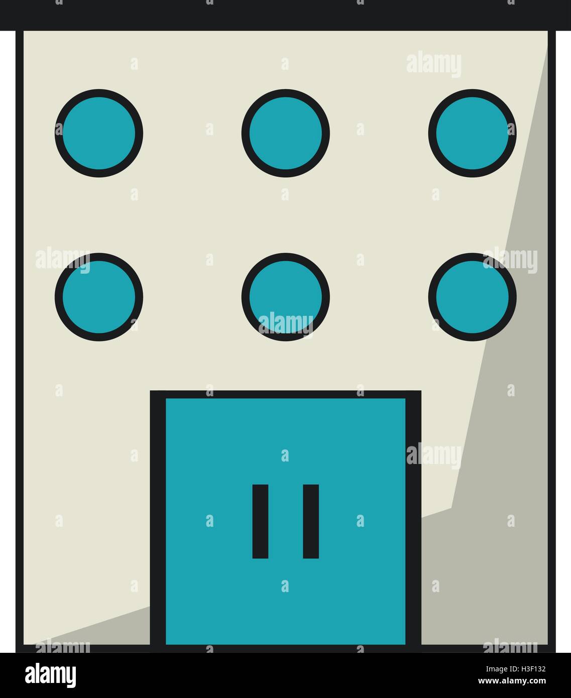 Isolated building with windows design Stock Vector Image & Art - Alamy