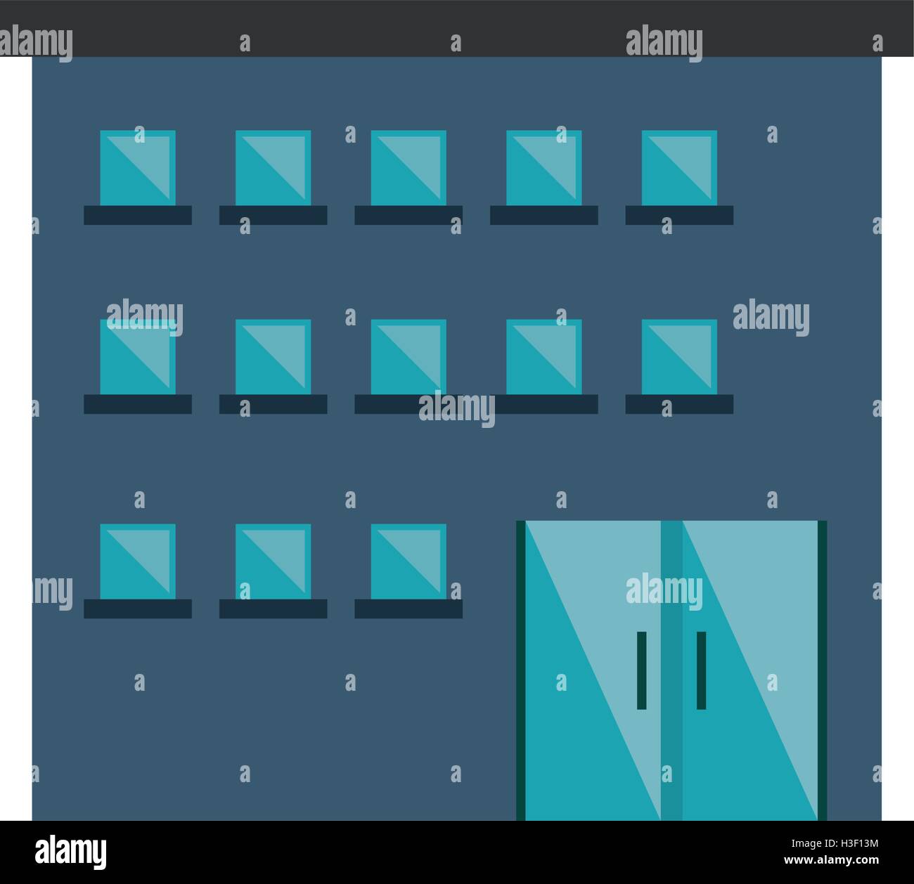 Isolated building with windows design Stock Vector Image & Art - Alamy