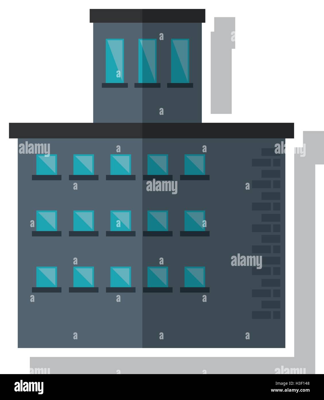 Isolated building with windows design Stock Vector Image & Art - Alamy