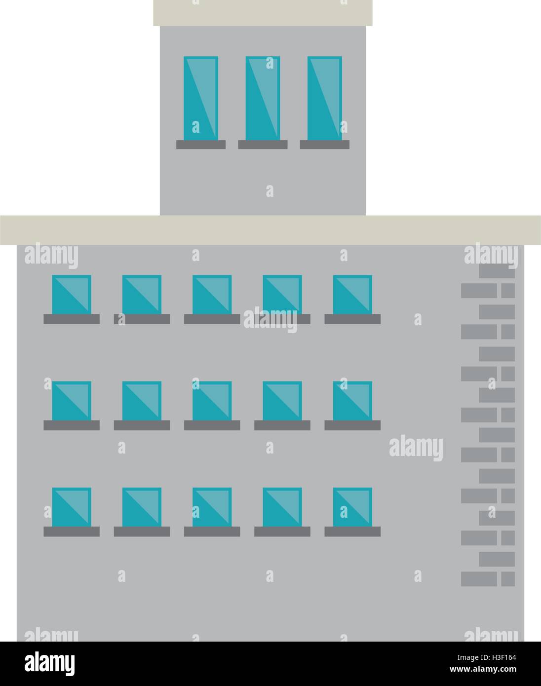 Isolated building with windows design Stock Vector Image & Art - Alamy