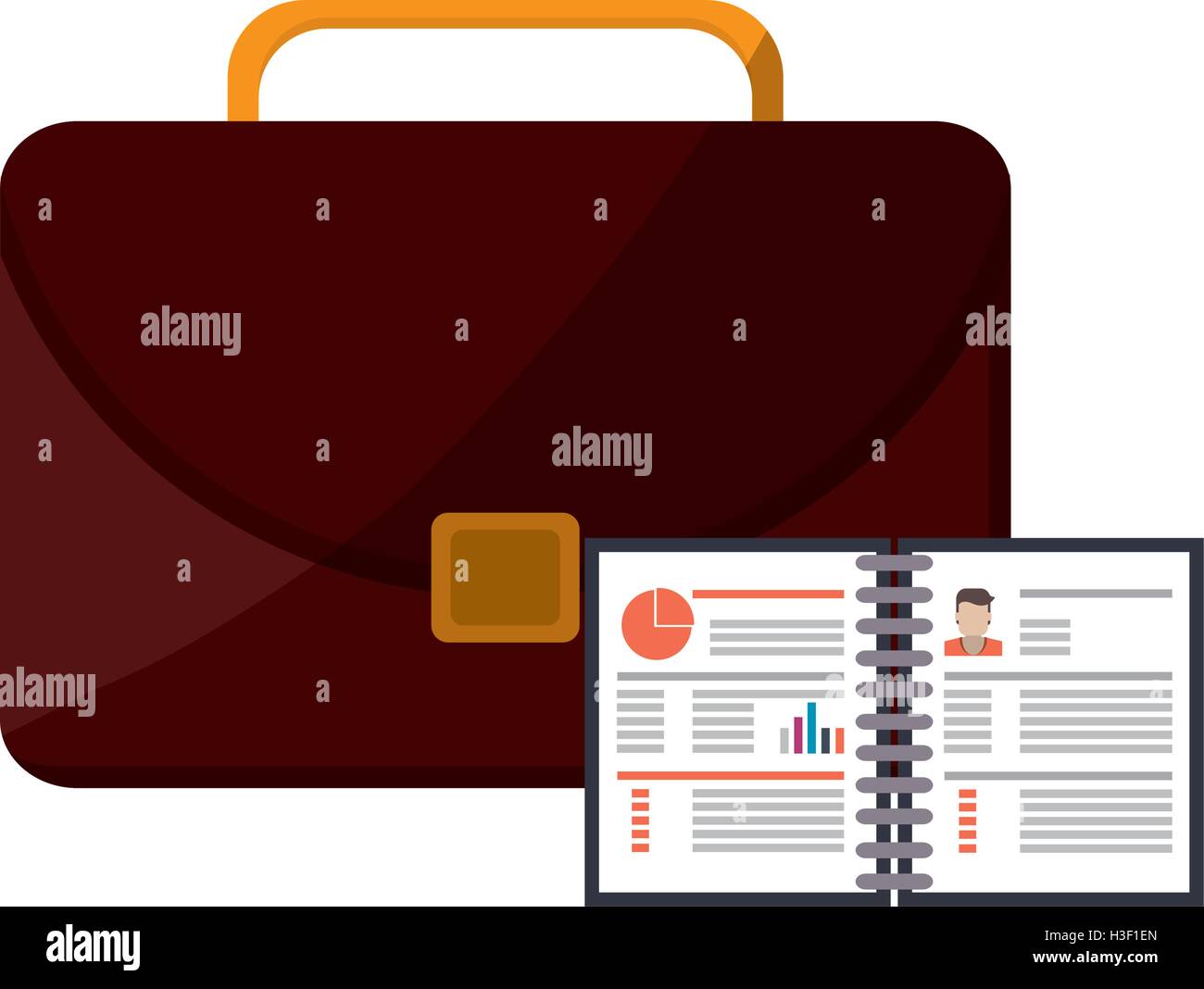briefcase and shield icon Stock Vector Image & Art Alamy