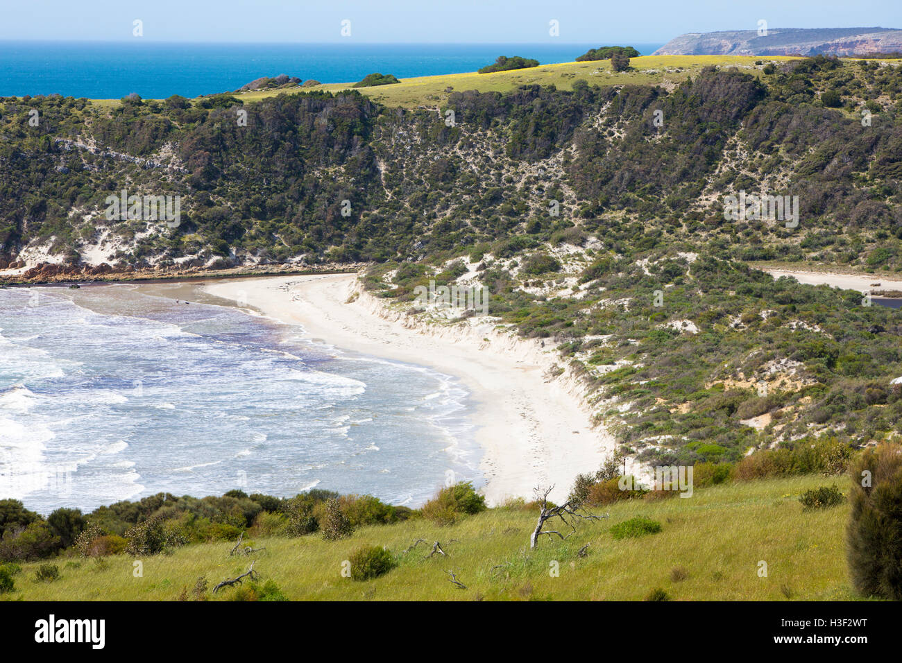 Snelling Beach Snelling beach on the north coast of Kangaroo Island,South Australia ...