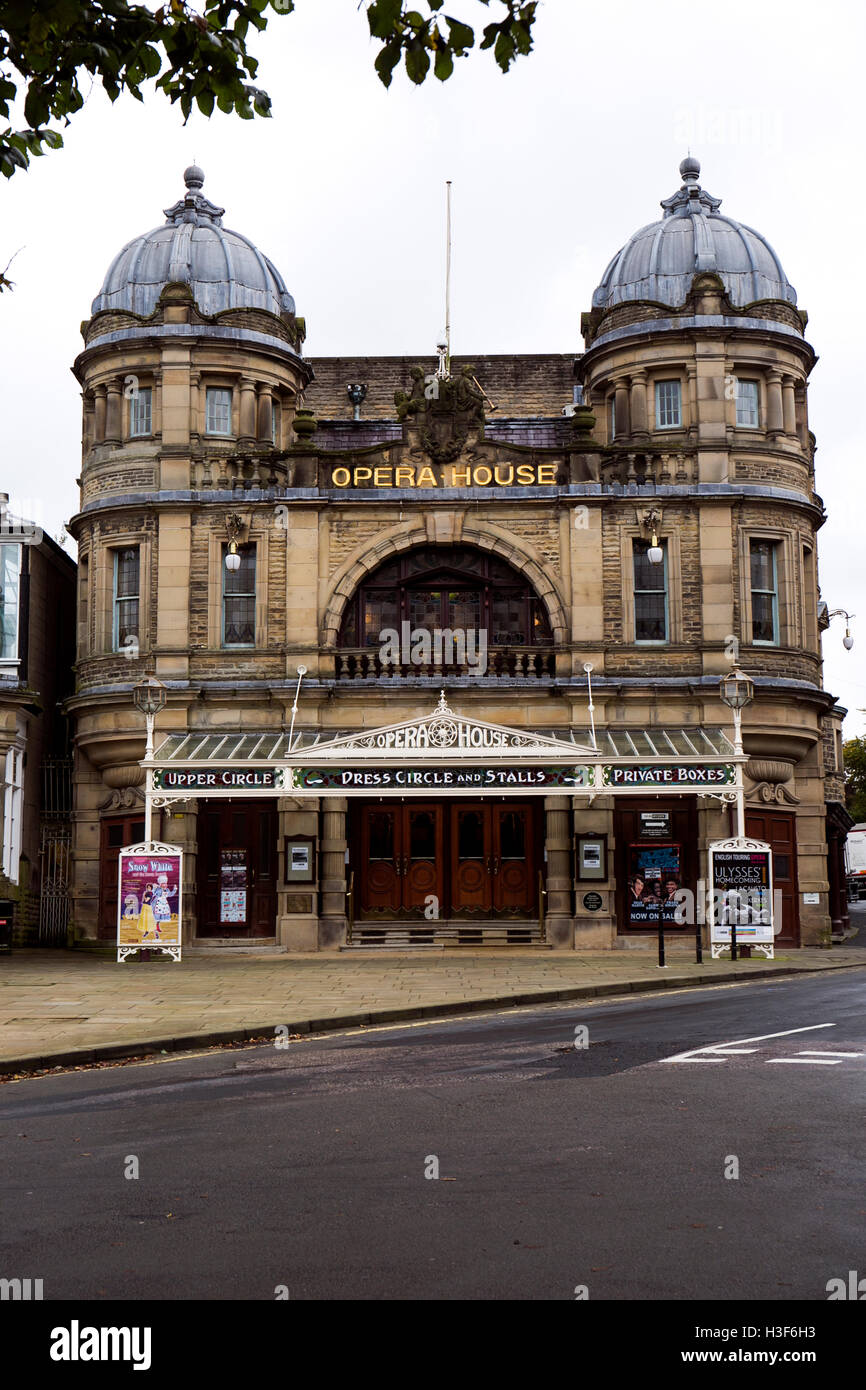 Main frontage of Internationally famous Buxton Opera House Stock Photo