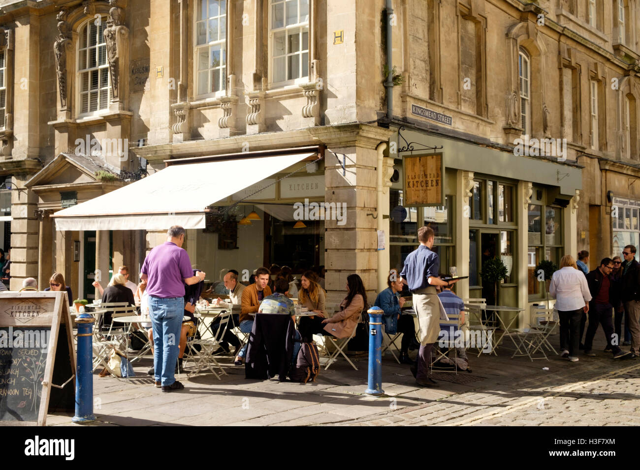 Bath a city in Somerset England UK Kingsmead Kitchen Cafe Restaurant Stock Photo
