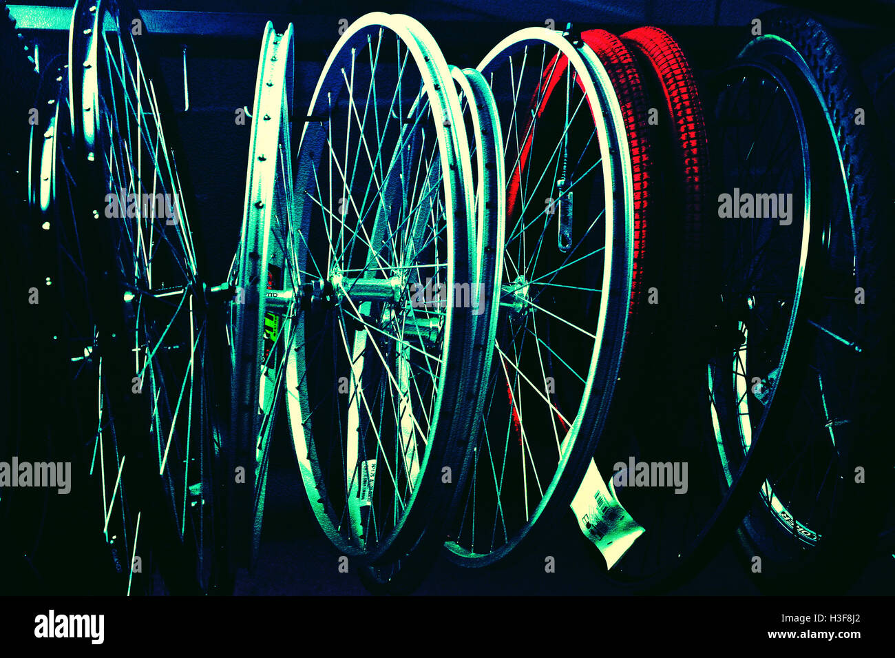 Bike Store, Belfast, Northern Ireland Stock Photo Alamy