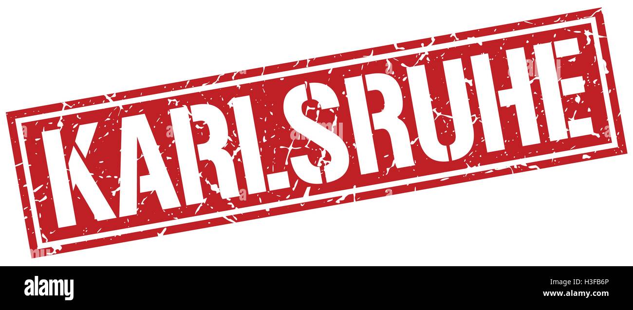 Karlsruhe red square stamp Stock Vector Image & Art - Alamy