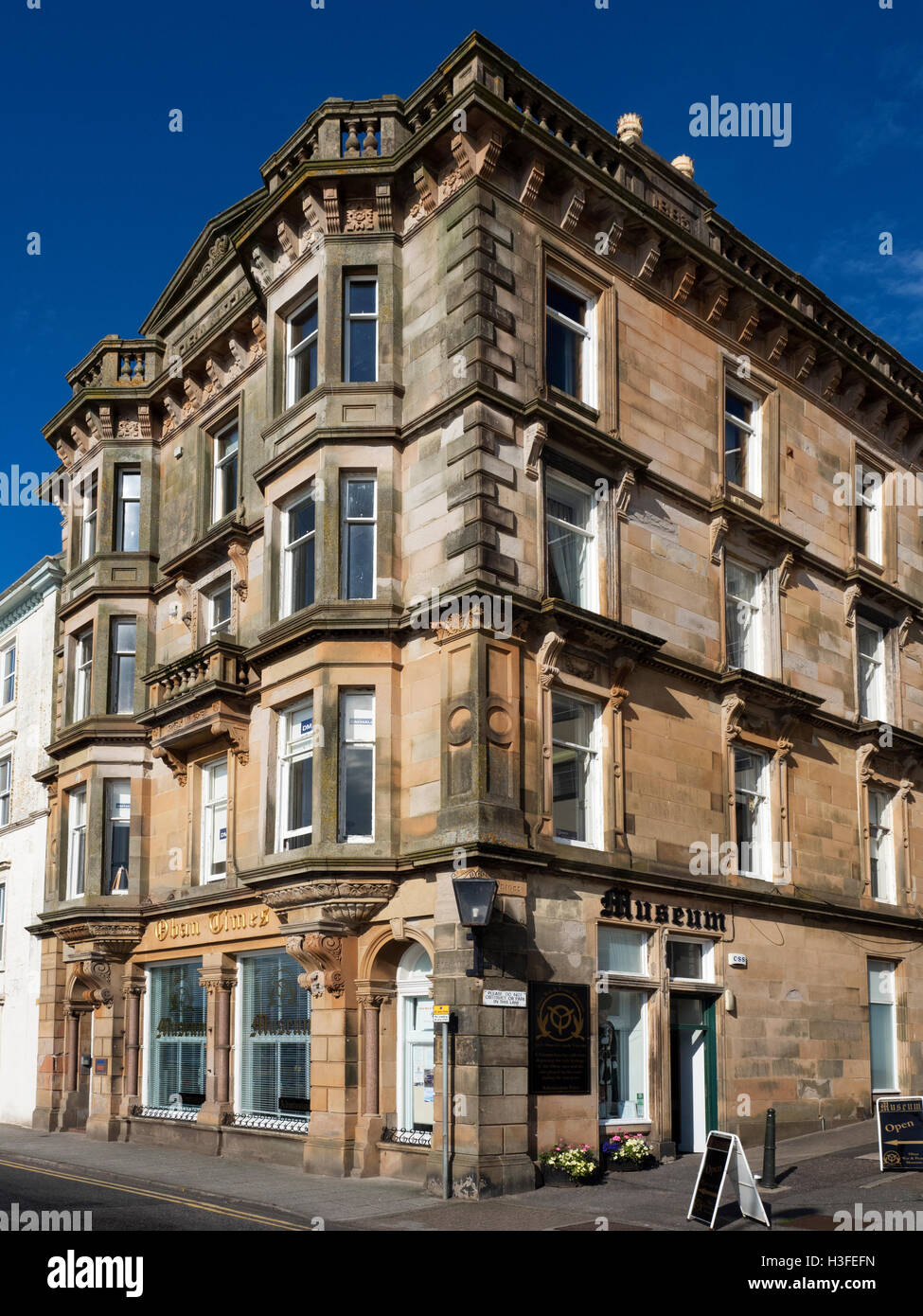 Oban War and Peace Museum in the old Oban Times Building Oban Argyll ...