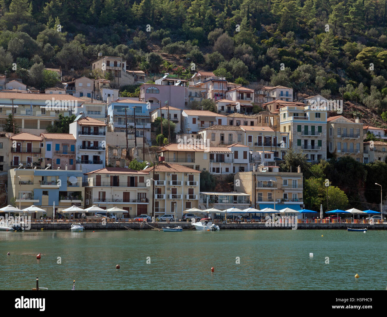 Githeio The Greek town of Gytheio Stock Photo - Alamy