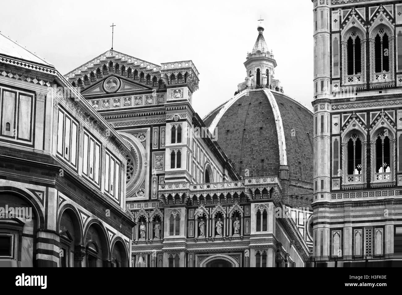 Santa Maria del Fiore the Duomo Campanile Florence Italy Europe Stock Photo