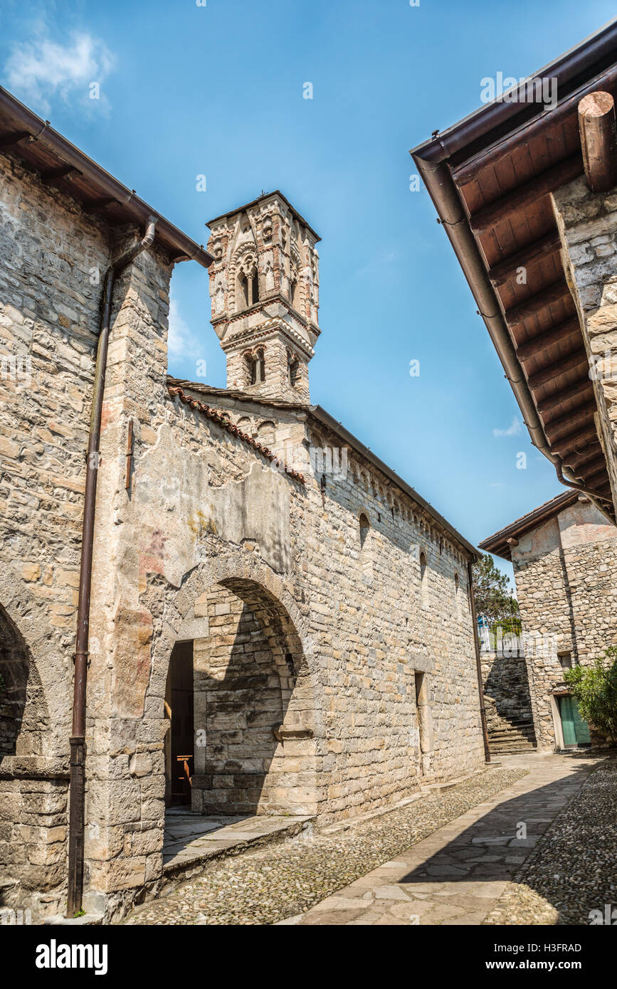 Chiesa Santa Maria Maddalena De Pazzi Church Chiesa Santa Maria Maddalena, Ossuccio, Lombardy, Italy Stock