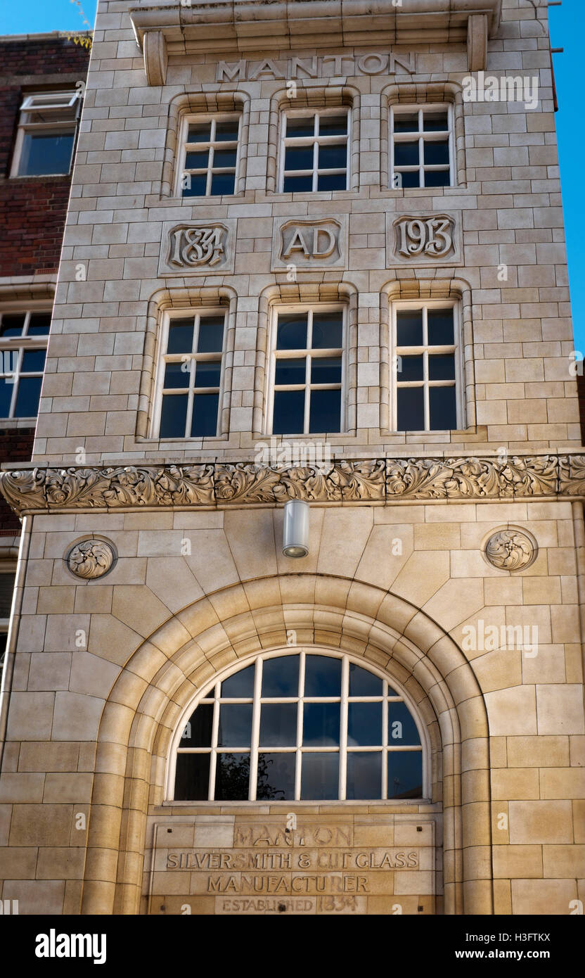 Buildings in the Jewellery Quarter, Birmingham, England, UK Stock Photo