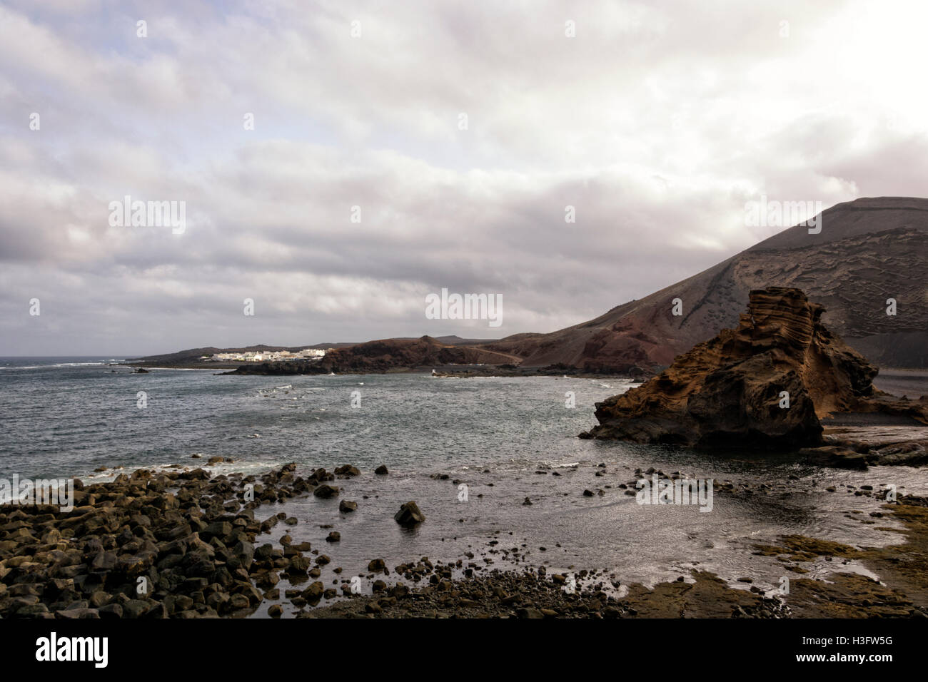 El Golfo - Lanzarote Playa Blanca Spain Stock Photo