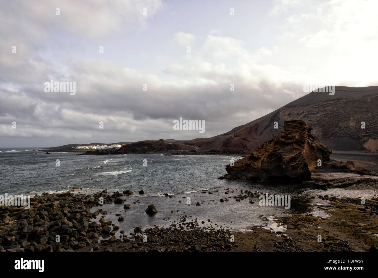 El Golfo - Lanzarote Playa Blanca Spain Stock Photo