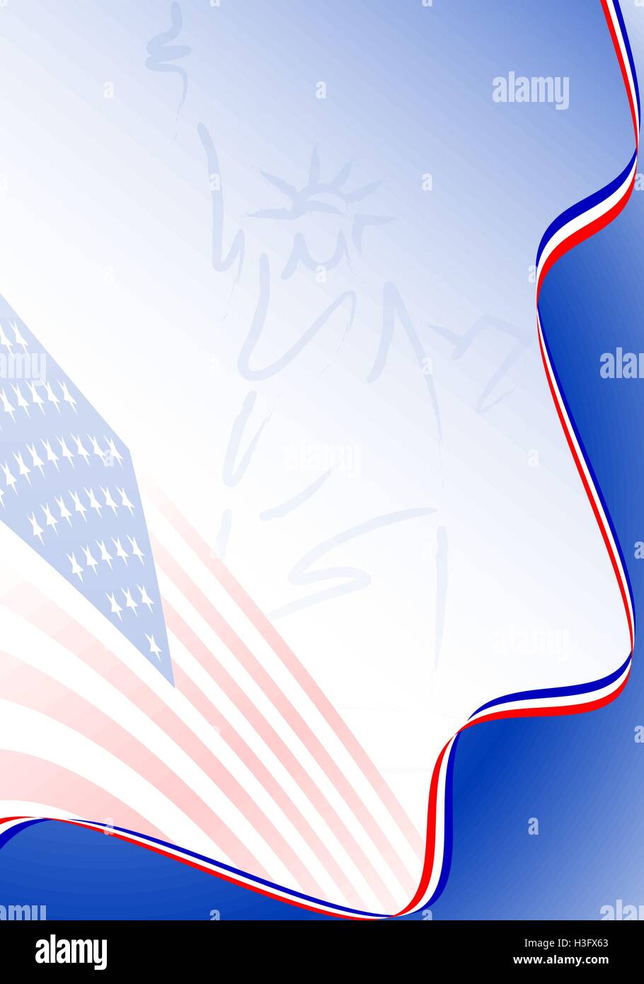american flag background Stock Vector Image & Art - Alamy