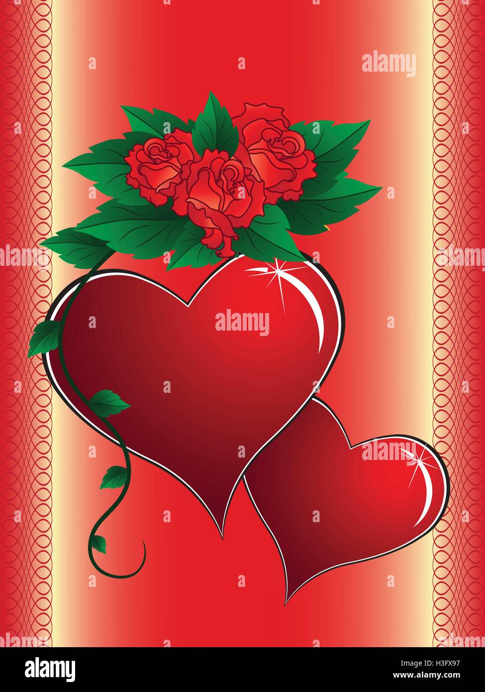 Background by the Valentines day Stock Vector Image & Art - Alamy