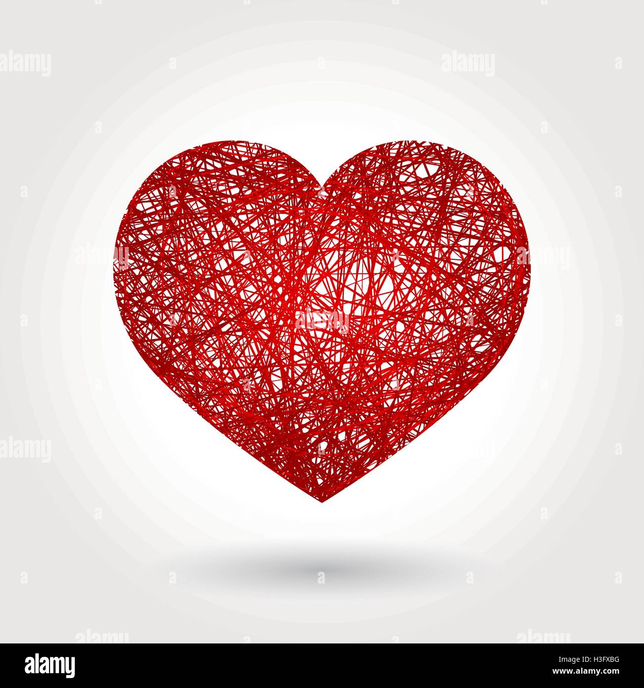 Valentines day background with hearts Stock Vector Image & Art - Alamy