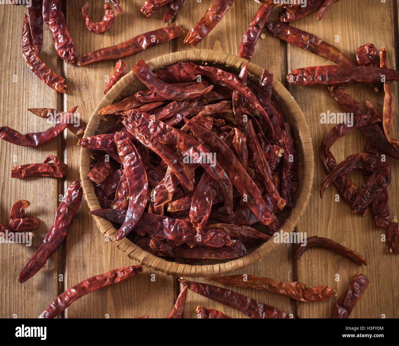 Kashmiri chillies Stock Photo