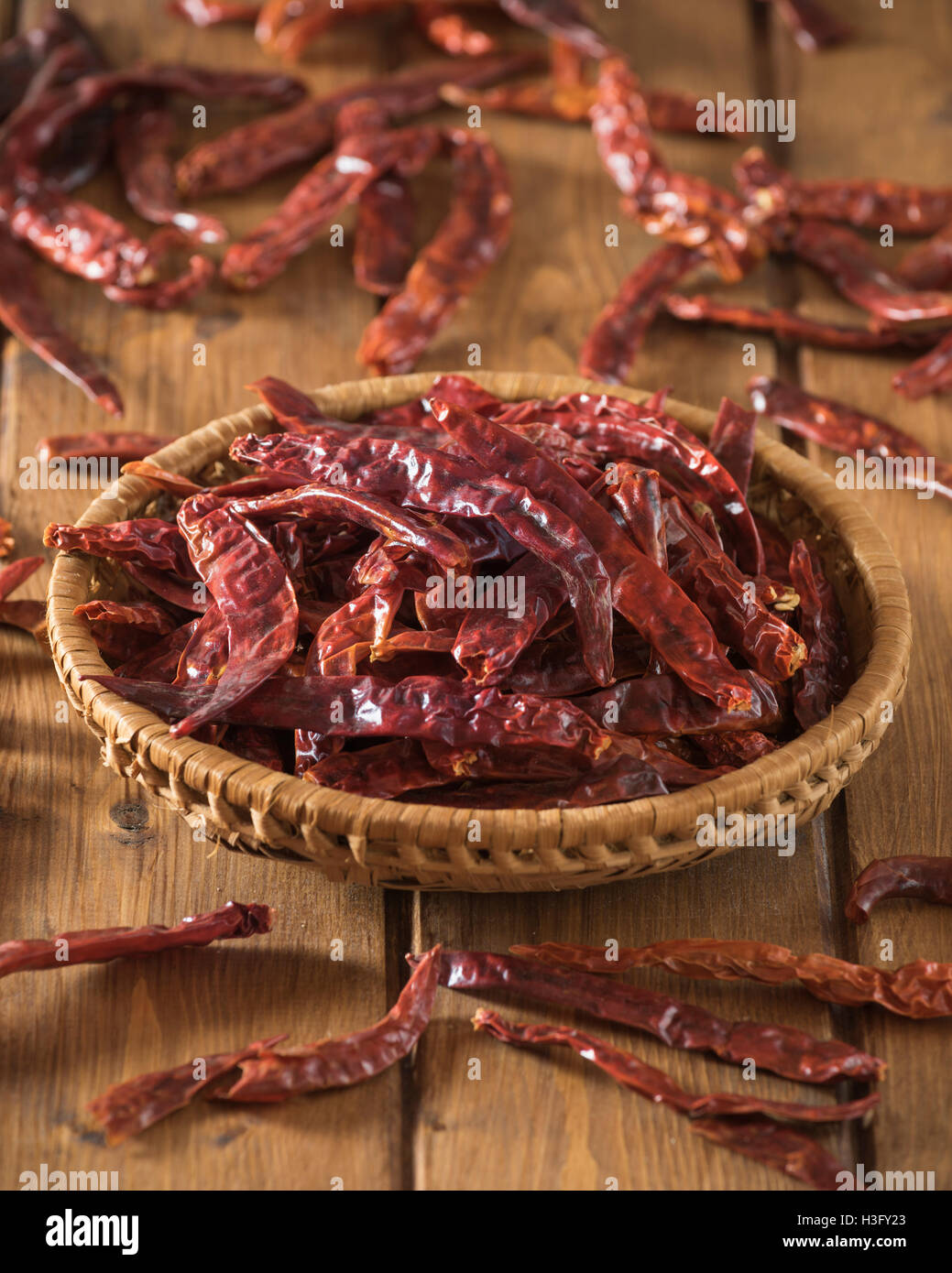 Kashmiri chillies Stock Photo
