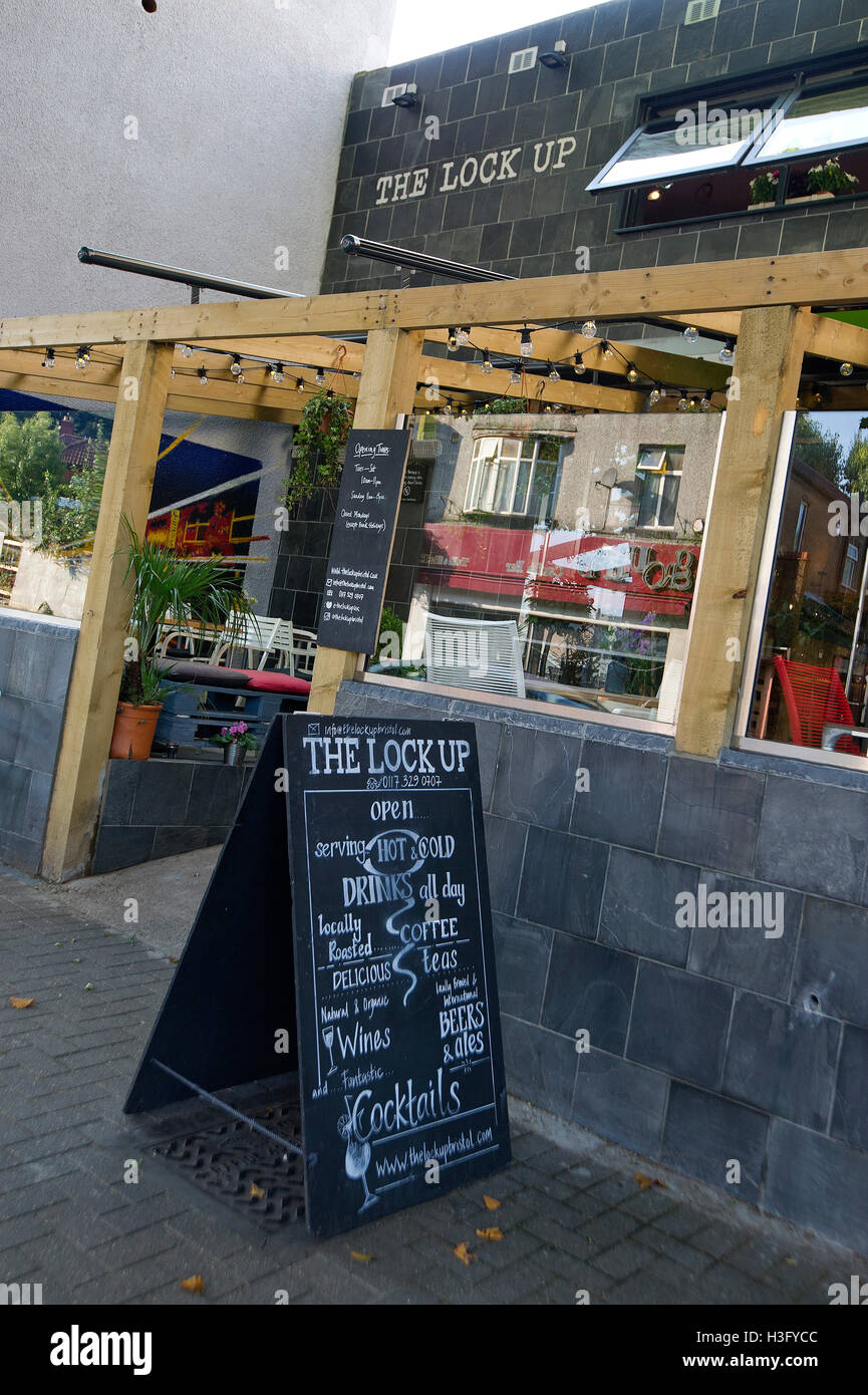 The Lockup cafe/bar/restaurant, Bristol, UK Stock Photo Alamy