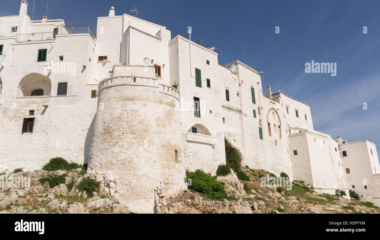 Ostuni the white town in south Italy. Stock Photo
