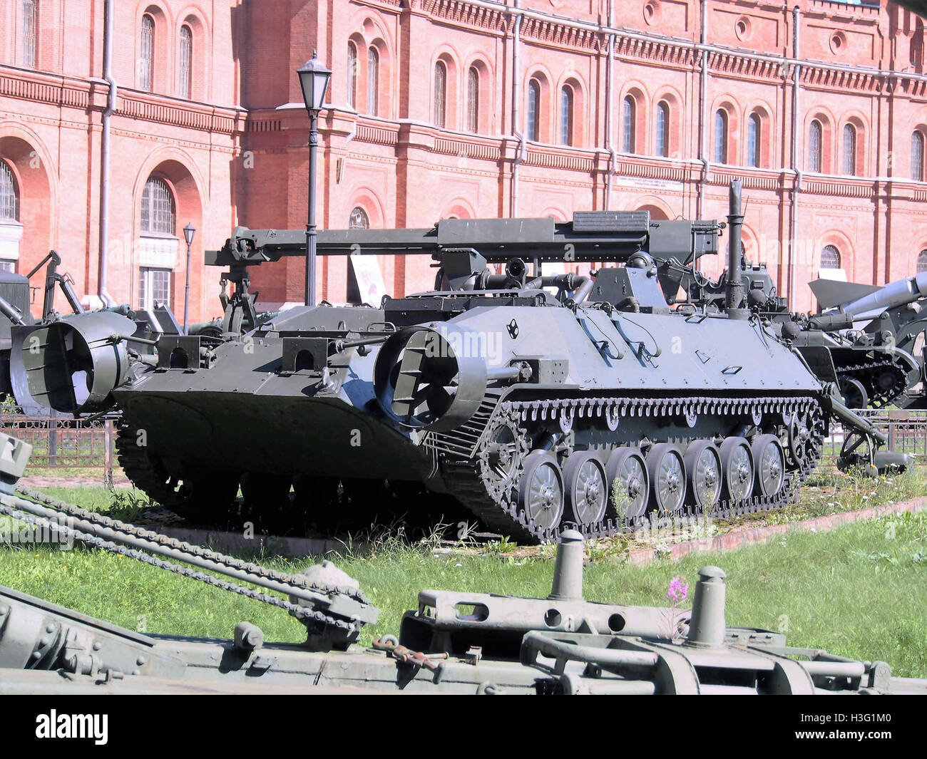 IRM River Crossing Reconaissance Vehicle, Artillery Museum, St Petersburg, Russia Stock Photo