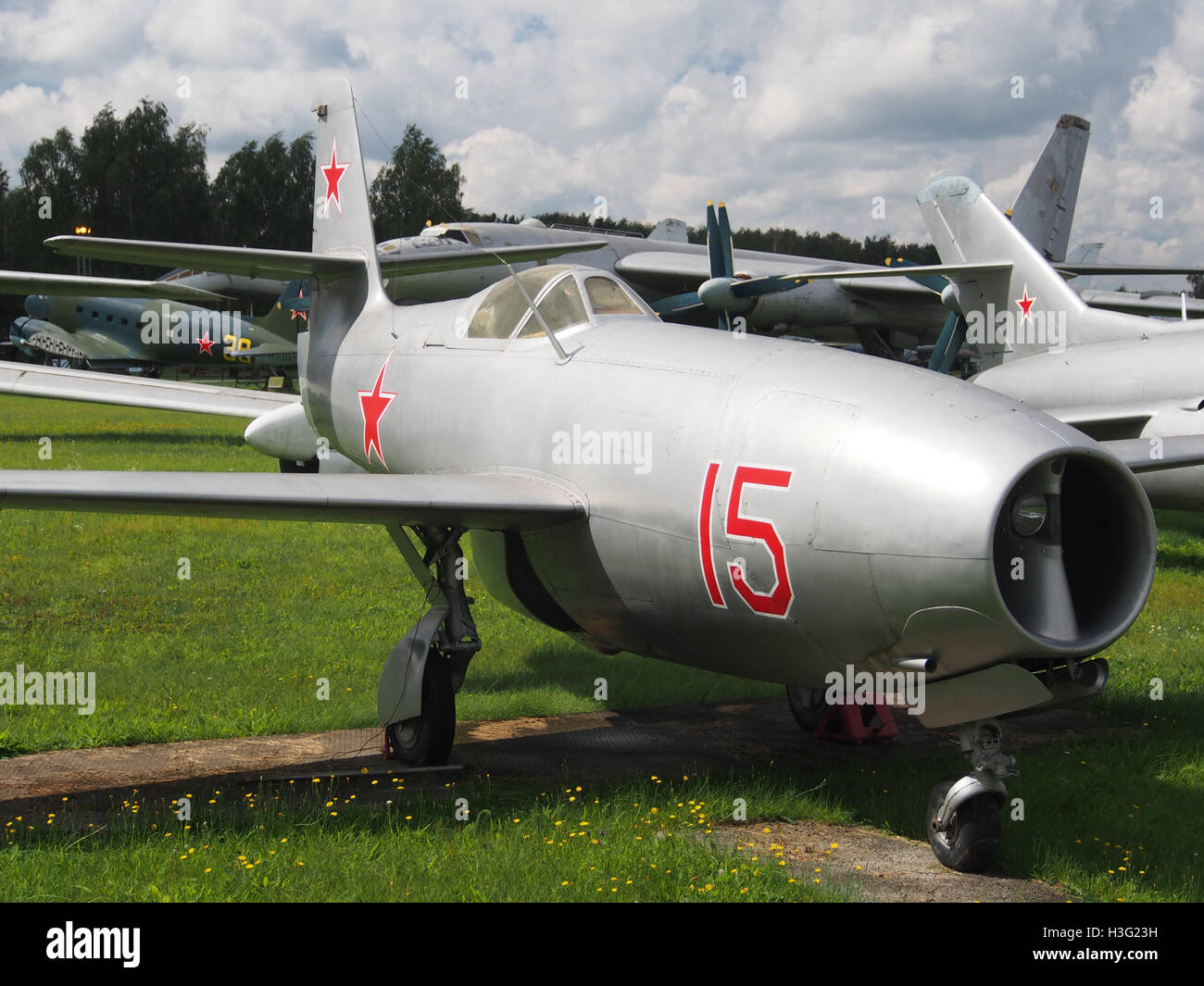 The Yak-23, displayed at the Central Air Force Museum in Monino
