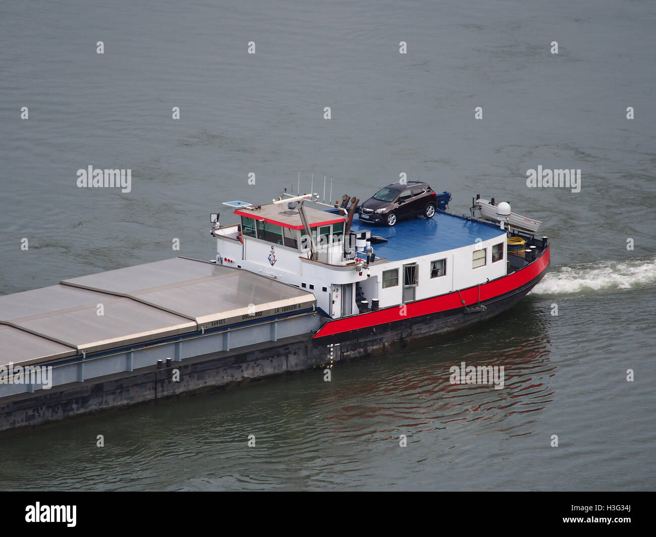 Ganges (ship, 1954) ENI 06003802 Loreley, Der Rhein pic2 Stock Photo