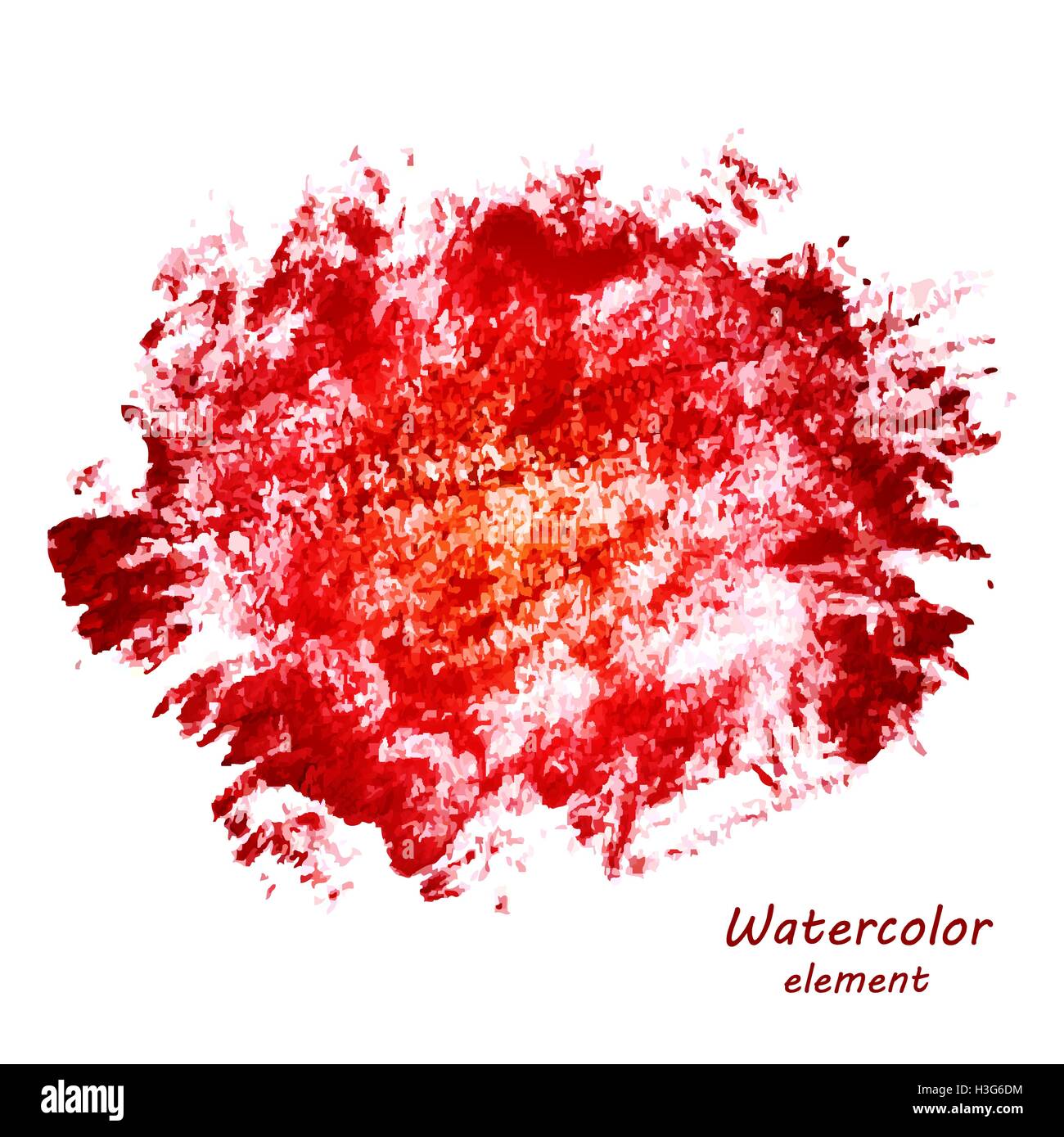 Abstract watercolor art hand paint isolated on white background Stock ...
