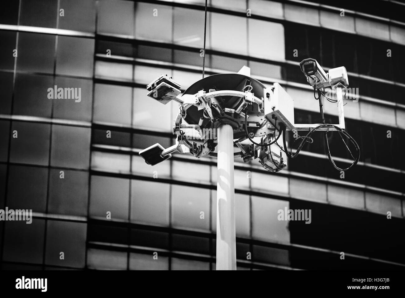 Modern architecture close up black and white 2016 Stock Photo - Alamy