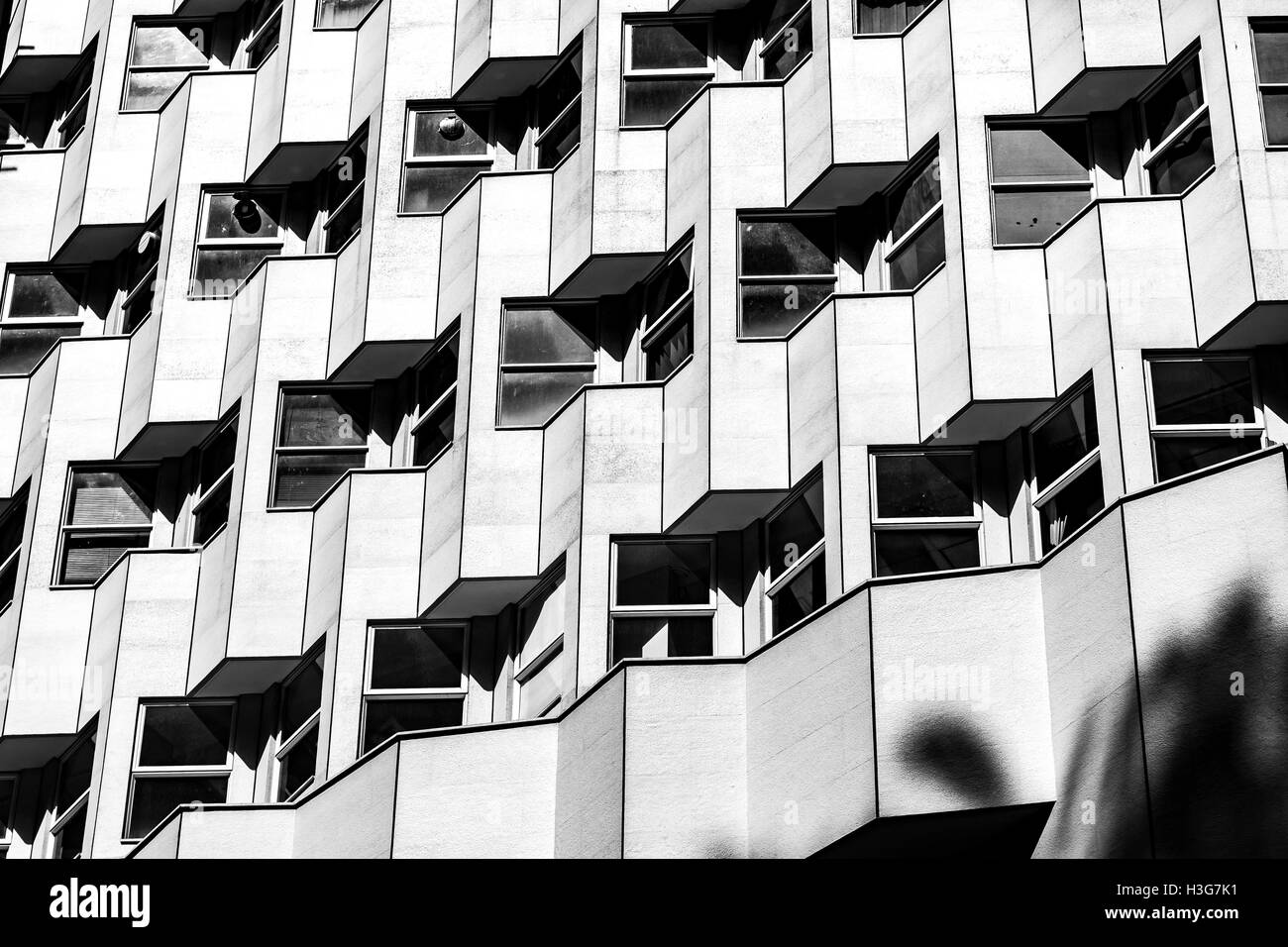 Modern architecture close up black and white 2016 Stock Photo - Alamy