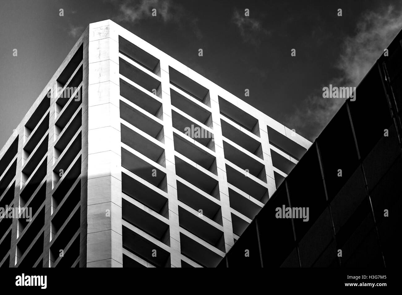 Modern architecture close up black and white 2016 Stock Photo - Alamy