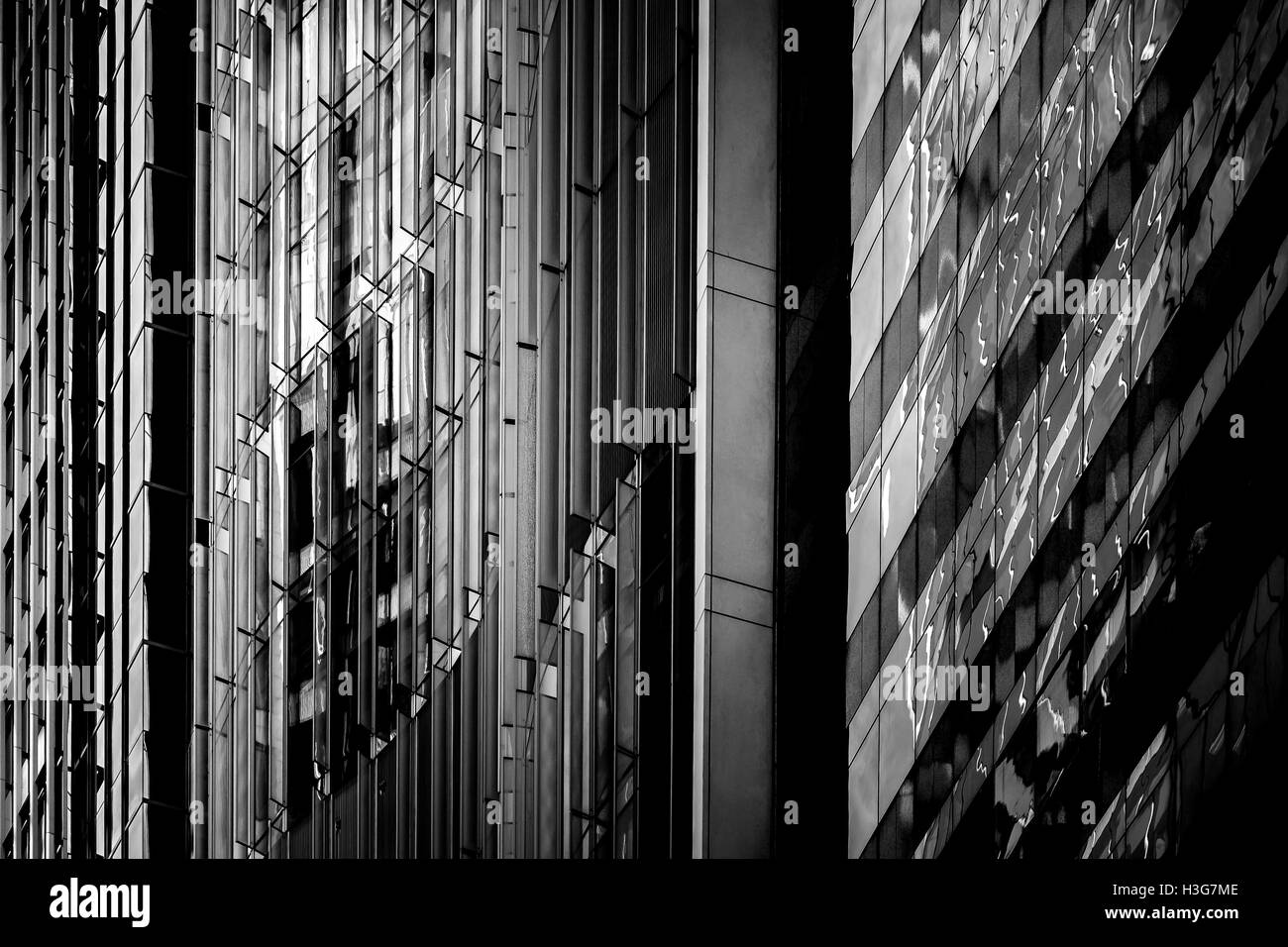 Modern architecture close up black and white 2016 Stock Photo - Alamy