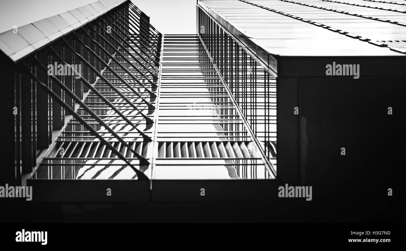 Modern architecture close up black and white 2016 Stock Photo - Alamy