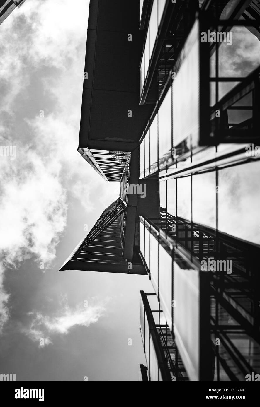 Modern architecture close up black and white 2016 Stock Photo - Alamy
