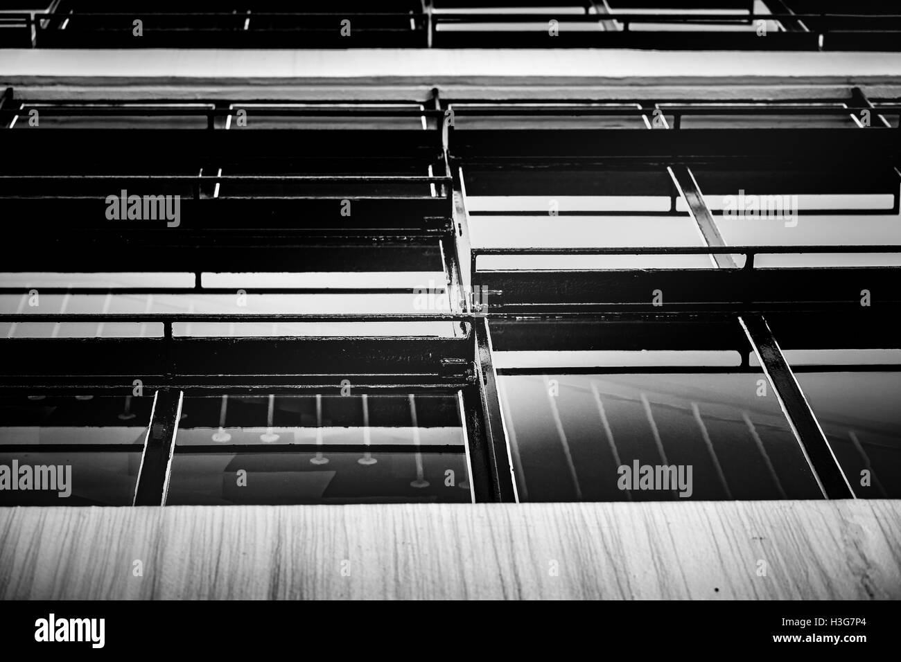Modern architecture close up black and white 2016 Stock Photo - Alamy
